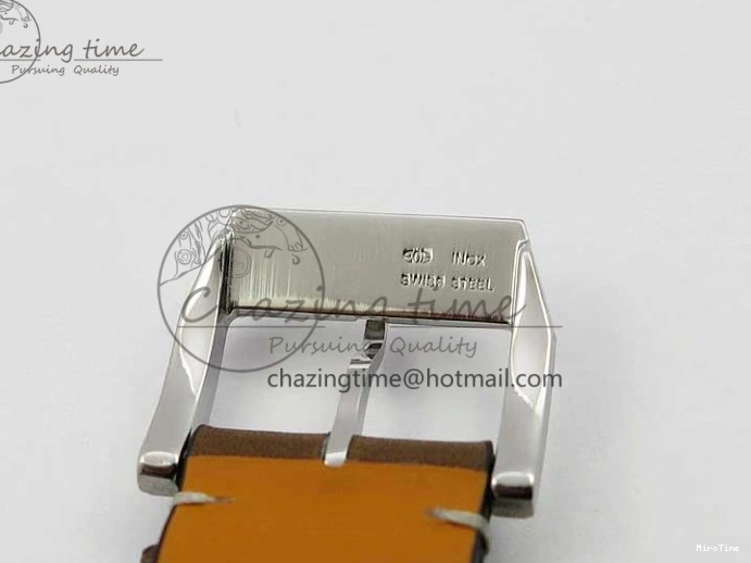 MIROTIME 0109 Pilot Chrono IW377726 ZF 1:1 Best Edition Green Dial on Brown Leather Strap A Trendsetting 7125